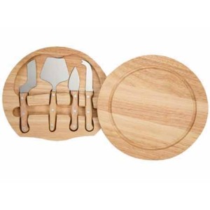 141733 KIT TALHERES PARA QUEIJO 5 PCS 26X3CM