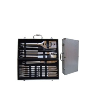 141200 KIT TALHERES P/CHURRASCO 17PCS 47X24X8