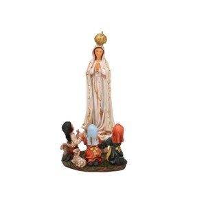 556-22251 IMAGEM FATIMA C/PASTORES10CM