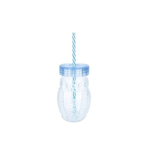 ZYC-406 COPO COM CANUDO CORUJA 425ML