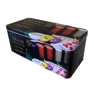 8005-PC JOGO DE CARTAS PARA POKER 200 FICHAS