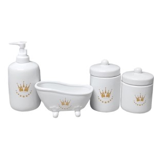 KC-1303 KIT HIGIENE COROA 4 PEÇAS