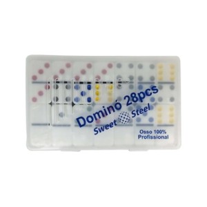BA-5010 JOGO DE DOMINO COM 28 PEÇAS