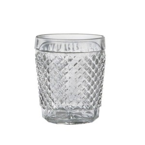 25880 JOGO COPOS BAIXO TRANSPARENTE BICO DE JACA 300ML