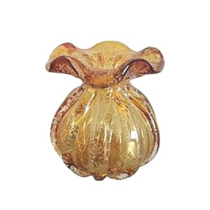 A01 VASO TROUXINHA AMBAR GRANDE 14X16CM
