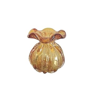 A02 VASO TROUXINHA AMBAR PEQUENO 11X11,5CM