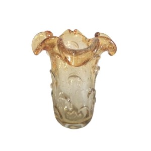 AO5 VASO ESCAMADO AMBAR 19X24CM