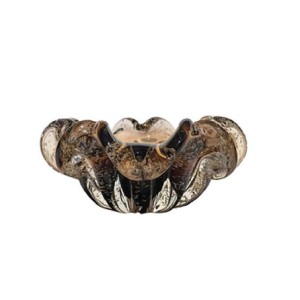 E04 CINZEIRO AMBAR E CAFE MURANO 21X9,5CM