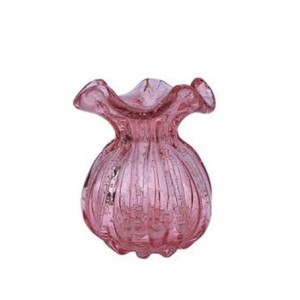 I01 VASO TROUXINHA GRANDE ROSA 14X16CM