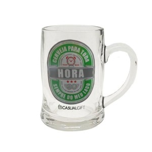 CSC007 CANECA CHOPP CERVEJA PARA TODA HORA 400ML