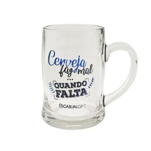 CSC009 CANECA CHOPP CERVEJA FAZ MAL 400ML
