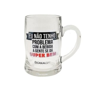CSC011 CANECA CHOPP NÃO TENHO PROBLEMA 400ML
