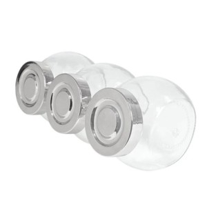 BRHS-10187 PORTA CONDIMENTO 3 POTES 8X8CM