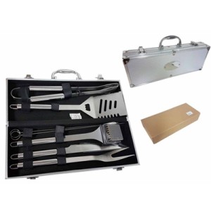 143348 KIT TALHERES P/CHURRASCO 7PCS 38X16X7