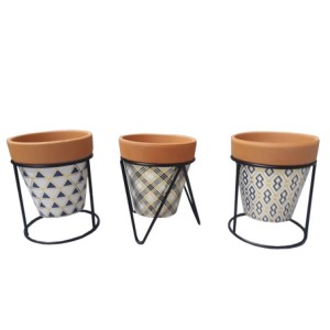 BRNO-10139 VASO DE CERAMICA 10X13CM