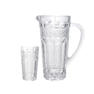 35465 CJ 1 JARRA 1L  E 6 COPOS 215ML BRAND VIDRO SODO-CALCICO