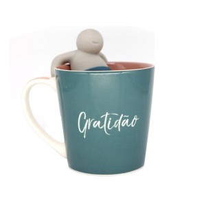 X10024121 CANECA COM INFUSOR P/CHA GRATIDAO 350ML