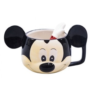 DYFS19-MK2 CANECA ROSTO MICKEY COM COLHER 280ML