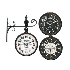 FZF-2002 RELOGIO DE PAREDE DUPLA FACE 26X9X32CM