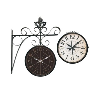 FZF-2014 RELOGIO DE PAREDE DUPLA FACE 39X10X46,5CM