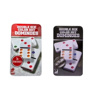 JG170301 JOGO DOMINO 28PCS 11X2,1X18,5CM