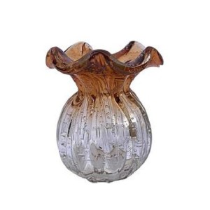 J01 VASO TROUXINHA AMBAR GRANDE 14X16CM