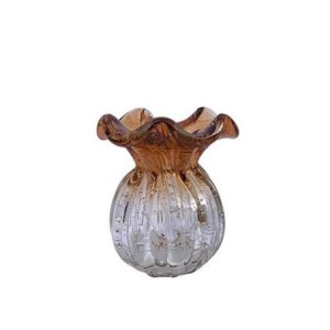 J02 VASO TROUXINHA AMBAR PEQ 11X11,5CM