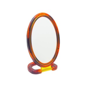430-4 ESPELHO DE MESA OVAL DUPLA FACE 8CM