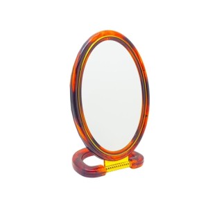 430-8 ESPELHO DE MESA OVAL DUPLA FACE 12X18CM