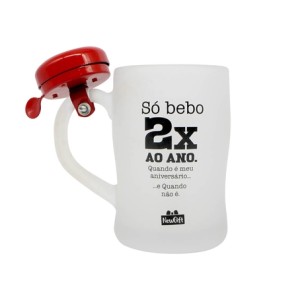 X10023080 CANECA CAMPAINHA SO BEBO 2 VEZES 400ML