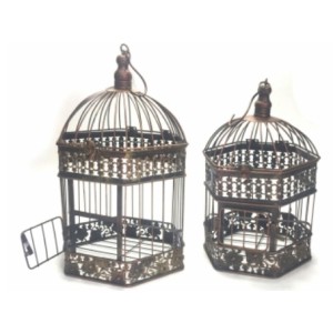 W169-18 JOGO GAIOLA BRONZE SEXTAVADA