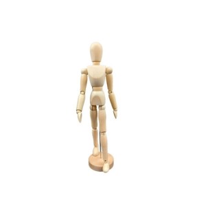 MM55 ENFEITE BONECO DE MADEIRA 14CM