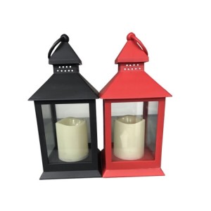 NYK-506 LANTERNA COM VELA LED DECORATIVA