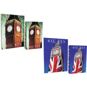 SH-20720 JOGO 2 CAIXAS LIVRO PORTA OBJETOS