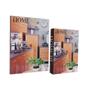 SH-20812 JOGO 2 CAIXAS LIVRO PORTA OBJETOS