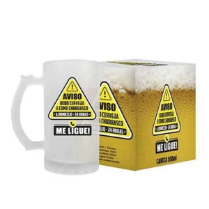 TM-110 CANECA PARA CERVEJA 500ML ME LIGUE
