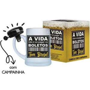 BM-104 CANECA CAMPAINHA 400ML PAGAR OS BOLETOS