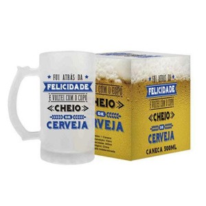 TM-112 CANECA PARA CERVEJA 500ML CHEIO DE CERVEJA