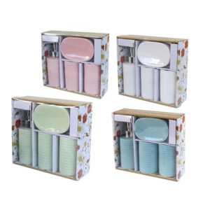 KB3001 KIT PARA BANHEIRO 4 PEÇAS