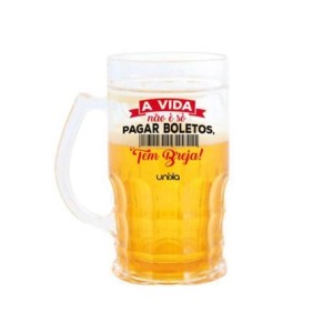 1015 CANECA SUPER CHEIA 600ML A VIDA NÃO E SÓ PAGAR BOLETOS