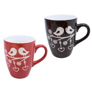 KK2-10769 CANECA PORCELANA PASSARINHO 310ML