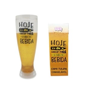 TS-123 COPO GEL CONGELANTE 450ML HOJE É O DIA DE COLOCAR A CULPA NA BEBIDA