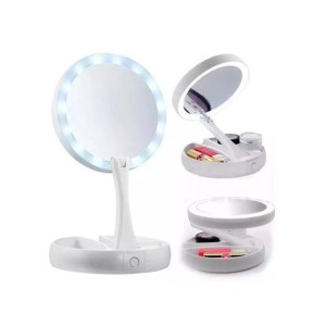 FLM-352W ESPELHO C/LUZ 10X DOBRAVEL 28X15,5X5