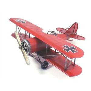 CRD-1910 AVIAO DECORATIVO VERMELHO