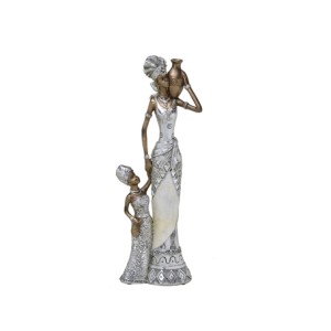 83-767 AFRICANA E CRIANCA DECORATIVA