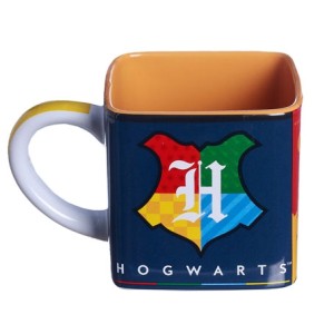 10024252 CANECA CUBO 300ML HOGWARTS GEOMETRICO