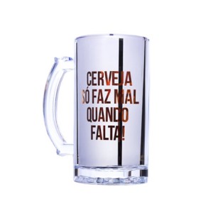 10024420 CANECA DE CHOP 450ML ELETROSTATICA FAZ FALTA