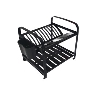 SEC12EPT ESCORREDOR 12 PRATOS MONTADO EPOXI PRETO PT PP