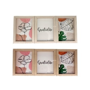 SXBT-5251 PORTA RETRATO 10X15CM 3 FOTOS