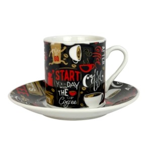 28206 JOGO 12 PECAS STAR MOOD COFFEE P/CAFE 80ML